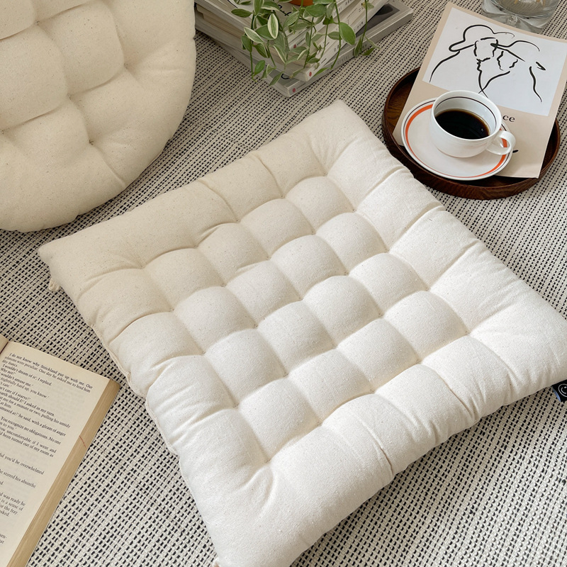 Floor Cushion Pouf - Japońska prosta zwykła kwadratowa poduszka Sofa