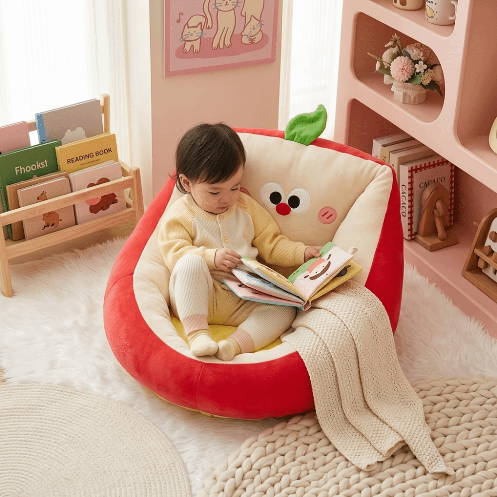 Pufa podłogowa o kreskówkowym  – Floor Cushion Pouf recenzja i cena
