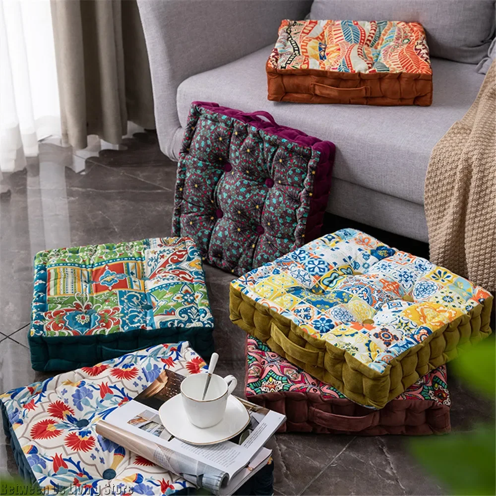 Kwadratowa poduszka do siedzen – Floor Cushion Pouf recenzja i cena