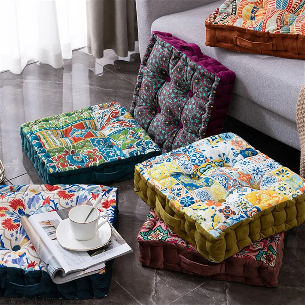 Kwadratowa poduszka do siedzen – Floor Cushion Pouf recenzja i cena