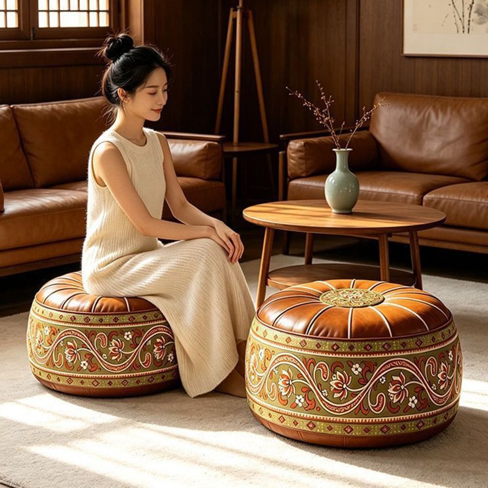 Pufa z ekoskóry z możliwością  – Floor Cushion Pouf recenzja i cena