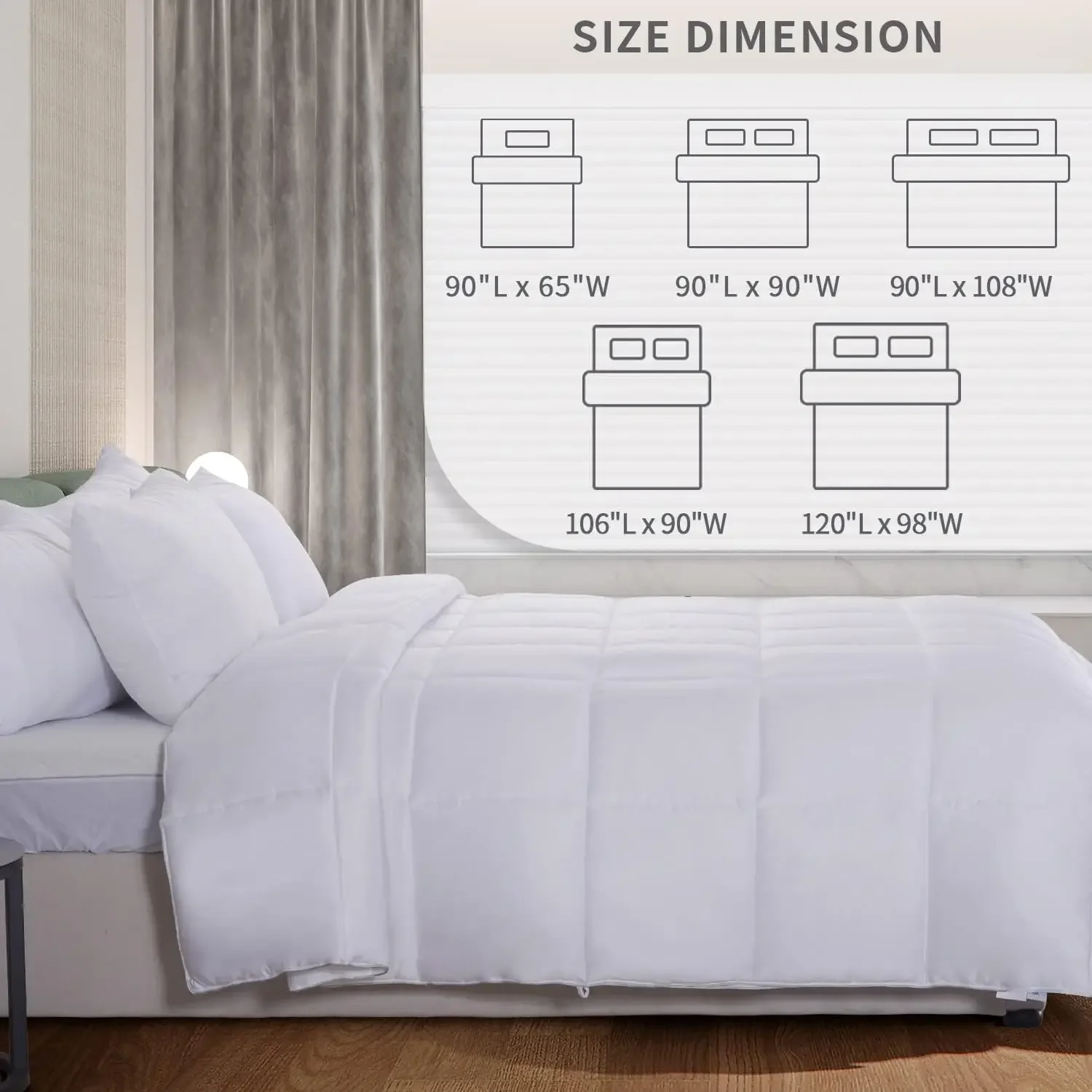 Kołdra z Wiskozy Bambusowej Ki – Duvet Insert White recenzja i cena