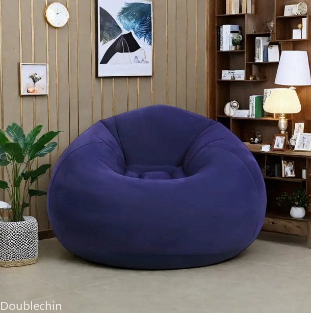 Pojedyncza, flokowana, dmuchan – Floor Cushion Pouf recenzja i cena