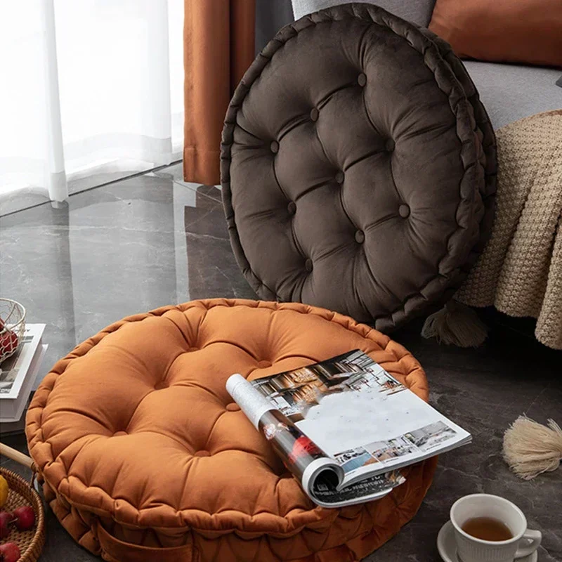 60x60cm Nordic Plain Velvet Ta – Floor Cushion Pouf recenzja i cena